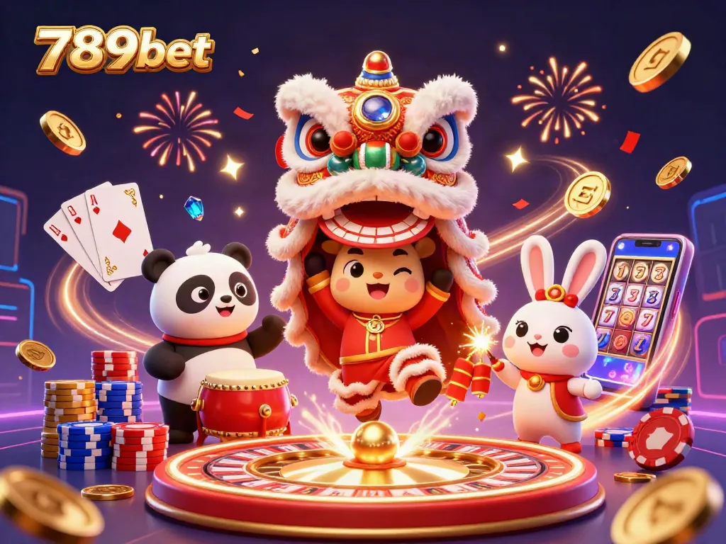 Experience winning thrills with 789bet in a colorful and dynamic Chinese New Year casino scene.