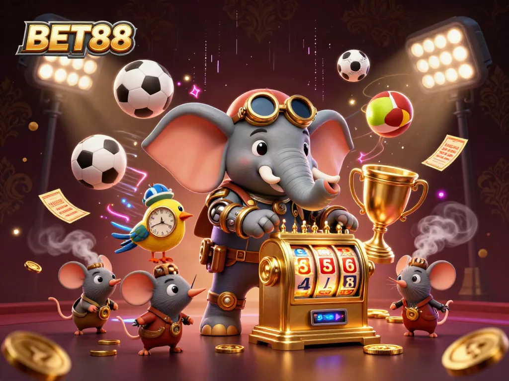 BET88 tham gia đánh bạc với máy đánh bạc vàng và nhiều trò chơi thể thao hấp dẫn.