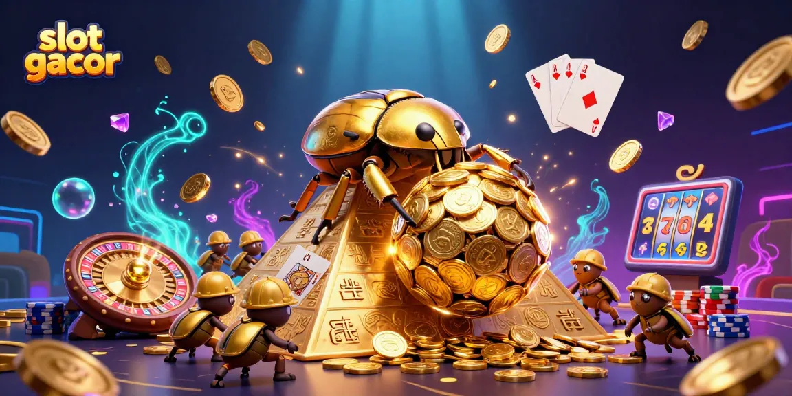 Experience the excitement of slot gacor with golden coins and dynamic game elements.