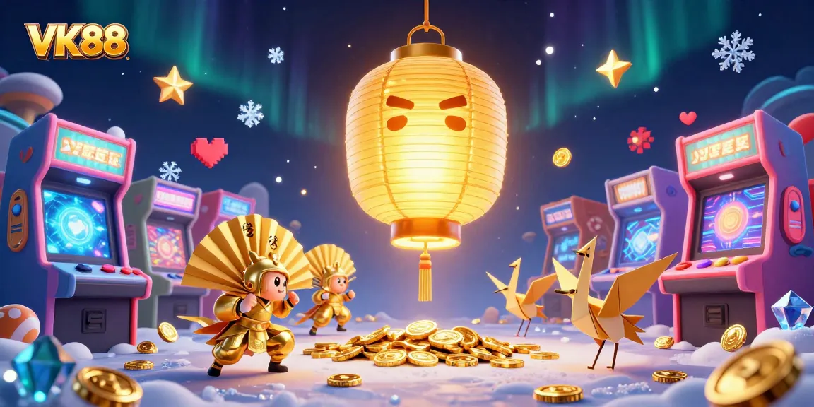 Experience the thrilling adventures at VK88 casino with vibrant characters and dynamic game elements.